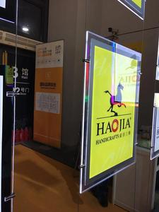 Panneau de fenêtre suspendue Double face, boîte à lumière en cristal A3/A4 DC 12V, fil suspendu intérieur Transparent carré - Product Image 5