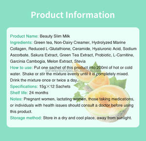 Susu Cantaloupe Beauty Slim, Milkshake Bubuk Pemutih dan Pelangsing, Milkshake Pengganti Makanan Pencerah dan Antioksidan - Product Image 6