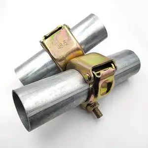 1.5'' x 1.5'' scaffolding material JIS pressed fixed coupler swivel clamp to the Philippines