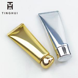 Contenants vides pour soins de la peau de 30 ml, tubes en aluminium et plastique argentés et dorés brillants, emballages pour crème solaire, lotion, cosmétiques - Product Image 2