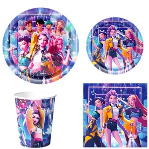 2026 personalizados do futebol NO.7 que jogam o futebol matches celebrando a cutelaria de papel descartável dos troféus - Product Image 3