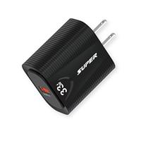 Colokan AS EU 33W Pengisi Daya Cepat Ponsel QC3.0 USB Pengisi Daya Cepat Dengan Kabel Tipe C 33W Pengisi Daya Cepat Adaptor Daya USB