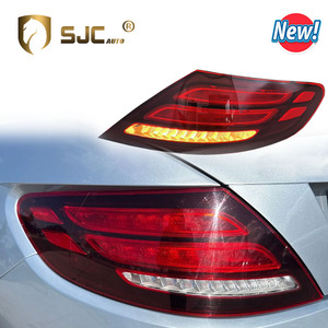 Fanale Posteriore Aggiornato SJC <span class=keywords><strong>Auto</strong></span> per Mercedes <span class=keywords><strong>Benz</strong></span> SLK 172, da Vecchio a Nuovo Modello LED, Gruppo Luci Posteriori 2011-2015, Plug and Play - Product Image 1