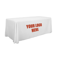 Housses de table publicitaires imperméables RONNINGSTAR sur mesure, tailles 4ft, 6ft, 8ft, en polyester, pour extérieur, numériques