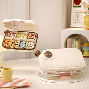 Hàng tuần <span class=keywords><strong>Pill</strong></span> Organizer 3 lần một ngày khoang <span class=keywords><strong>Pill</strong></span> Dispenser Box với du lịch thuốc <span class=keywords><strong>container</strong></span> cho vitamin - Product Image 1