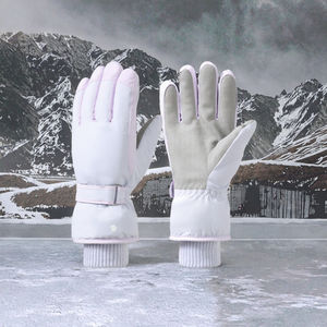 Guantes de Esquí Geshida Impermeables, Resistentes al Viento, con Aislamiento Térmico para Nieve, Pantalla Táctil, para Clima Frío, con Cierre de Gancho y Bucle - Product Image 3