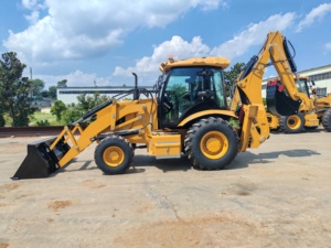 Tracteurs JCB 3cx 4cx d'occasion Mini chargeuse-pelleteuse Caterpillar 420F 416F 420E 416E Mini chargeur frontal bon marché - Product Image 3