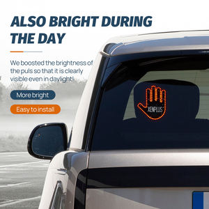 Luce a Forma di Dito Medio per Auto, Accessorio per Guidatori, Regalo Popolare per Auto e Camion - Product Image 5