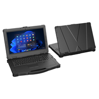 Portátil totalmente resistente de 15,6 pulgadas FHD 16:9 Tablet PC industrial a prueba de polvo e impermeable con 8G DDR4 256GB M.2 SSD