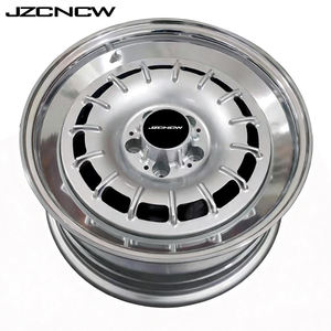 JZCNCW Juego de 3 Ruedas Forjadas de 5x112 mm con Borde Profundo para Automóviles de Pasajeros, Neumáticos W124 W140 W116 S124 W140 W202 W116 - Product Image 2