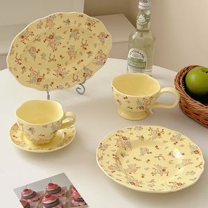 New Model Customized White Pattern Stoneware Dinnerware Sets Dishwasher Safe Eco Friendly Durable Wholesale - Product Image 1