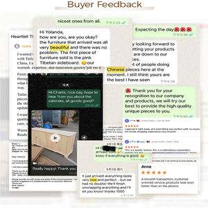 <span class=keywords><strong>Console</strong></span> d'altar traditionnelle en bois massif sculpté, finition vieillie, faite à la main, style Wabi-Sabi, mobilier écologique pour salon et maison - Product Image 6