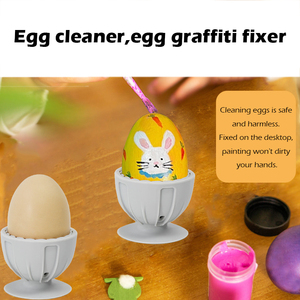 Limpiador de cepillos de silicona para huevos, depurador para huevos frescos, herramienta de lavado de huevos multiusos reutilizable, elimina el gallinero Nasties - Product Image 3