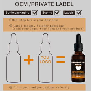 Olio <span class=keywords><strong>per</strong></span> la Crescita della Barba 100% <span class=keywords><strong>Naturale</strong></span> e Biologico, Nutriente e Idratante, Etichetta Privata, <span class=keywords><strong>Balsamo</strong></span> Profumato alle Erbe <span class=keywords><strong>per</strong></span> Uomo, MOQ - Product Image 4