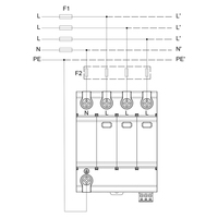 Parasurtenseur GSP9-C40 3P+N 40KA 275V 220V