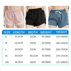 Nouveau Design Femmes Plus Tailles Élastique Taille Haute Doublure D'entraînement Athlétique Sports Biker Court Gym Running Yoga Shorts Avec Poche 036 - Product Image 6