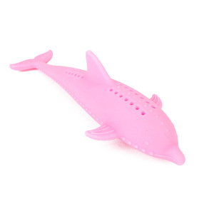 Ecológico <span class=keywords><strong>Catnip</strong></span> silicona pez juguete dentición palo perro juguete con bolsa de embalaje para gatos - Product Image 6