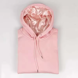 男性用プルオーバーパーカーシルクサテン製特注刺繍入り - Product Image 2