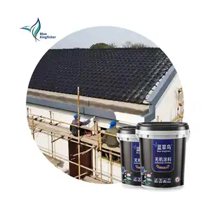 Blue Kingfisher China Easy To Use Wall Roof Waterproof Floor Powder Inorganic Fireproof Fire Retardant Coating Paint