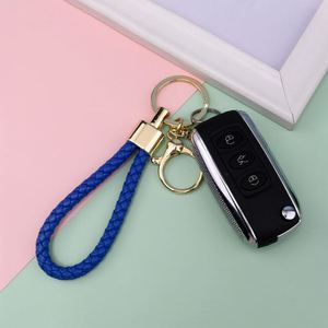 Braided PU Leather Keychain Colorful Woven <b>Key</b> <b>Ring</b> Strap Keychains <b>Ring</b> <b>Key</b> Holders for Car <b>Keys</b> - Product Image 4