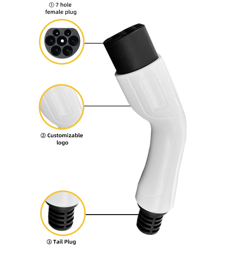 Кабель зарядки Ev 62196 Type 2 на Type 2 11 кВт 3-фазный 400 В с сертификатами TUV