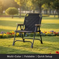 Chaise pliante de camping Kermit en promotion - Mobilier d'extérieur portable et respirant, écologique, pour jardin, parc, hôtel et entrepôt