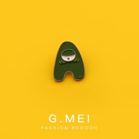 합금 드롭 오일 귀여운 재미있는 만화 26 글자 브로치 소년 소녀 성격 이름 짧은 가방 장식 핀 코사지 보석