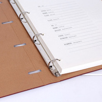 Cuaderno A4 con logotipo personalizado al por mayor, planificador de piel auténtica vintage de tapa dura con encuadernación de costuras de sillín para diario escolar