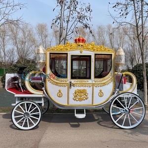 Attractions touristiques, mariage royal, véhicules vintage, chariot électrique de tourisme, calèche royale - Product Image 3