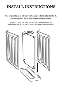 Porte-dosette de café magnétique en acrylique pour <span class=keywords><strong>Nespresso</strong></span> <span class=keywords><strong>Original</strong></span> Line Organisateur de réfrigérateur autoportant 40 capsules Capacité de stockage - Product Image 4