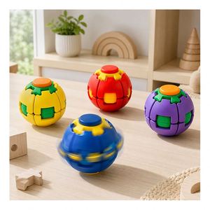 High Value Push Activated Gyro Ball Mechanical Sensory Gadget Handheld Focus Aid Office Travel Gift Wholesale Pack - Product Image 5