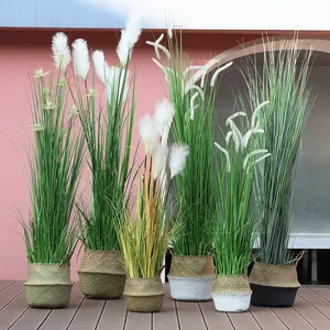 Planta Artificial en Maceta para Decoración de Interiores, Planta Verde de Calidad, Flores Artificiales de Gran Tamaño (150 cm) - Product Image 2