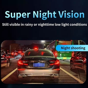 Camera hành trình C309 1080P ba camera, màn hình chia đôi, tầm nhìn ban đêm, ghi hình vòng lặp, chế độ bảo vệ, hộp đen xe hơi, máy ghi hình lái xe - Product Image 5