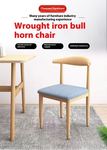 <span class=keywords><strong>Chaise</strong></span> minimaliste moderne en <span class=keywords><strong>fer</strong></span> <span class=keywords><strong>forgé</strong></span> pour salle à manger et chambre à coucher Tabouret à dossier en métal avec mobilier de maison - Product Image 5