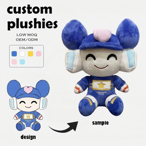 Fabricant de jouets en peluche personnalisés : Jouets de confort moelleux et adorables (Étoile, Lune, Lapin) pour l'heure du coucher, Ours en peluche de 6 pouces, Jouet en peluche chat personnalisé avec chansons religieuses - Product Image 5