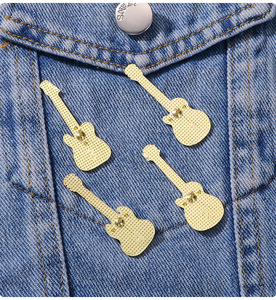 Épinglette en émail doux en forme de guitare électrique colorée, épingles à revers de guitare, <span class=keywords><strong>broche</strong></span> - Product Image 6