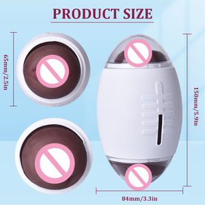 Masajeador deportivo manual para adultos Diseño DE FORMA DE RUGBY Masturbador masculino con función Squeeze Jet Cup - Product Image 6