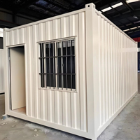 Maison conteneur préfabriquée modulaire de 20 pieds à installation rapide, bureau portable, cabine de vie mobile, logement pour travailleurs – Fournisseur direct usine