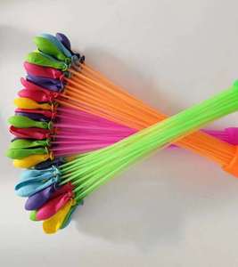 100% Nature Latex plastique 3 "jouet ballons/balons mat magique Qualatex haute qualité pas cher néon perle ballons d'eau remplissage rapide - Product Image 2