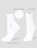 Chaussettes courtes en tricot pour femmes HUE, lot de 6 (71% coton, 26% nylon, 3% élasthanne)