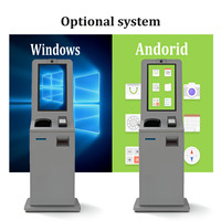 Kiosque de libre-service et de paiement automatique Estar 32 pouces avec imprimante, distributeur de cartes et scanner de passeport