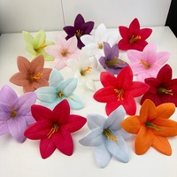 Savon parfumé à la fleur de lys Manshu, tête de fleur artificielle, aromathérapie, bouquet éternel, boîte cadeau, matériaux faits à la main, DIY, moderne