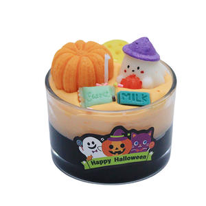 Fortune Bolin hecho a mano Halloween lindo fantasma calabaza <span class=keywords><strong>cera</strong></span> de soja velas perfumadas baja temperatura alta apariencia caja de regalo adornos - Product Image 6