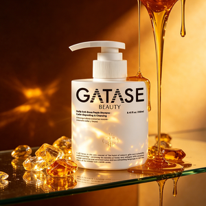 Shampooing Quotidien Anti-Jaunissement Violet : Formule Déposeur de Couleur et Nettoyante pour <span class=keywords><strong>Cheveux</strong></span> Blonds, Décolorés et Gris – Tonification, Réparation et Hydratation - Product Image 2