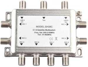 SH34C 3 ingressi <span class=keywords><strong>TV</strong></span> satellitari IF e 1 terrestre per 4 accessori <span class=keywords><strong>TV</strong></span> ricevitore satellitare - Product Image 4