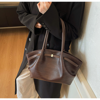 Vintage Große Kapazität Retro Weiche PU Damen Schultertasche 2026 Neue Mode Tägliche Büro Casual Pendler Laptop Tragetasche