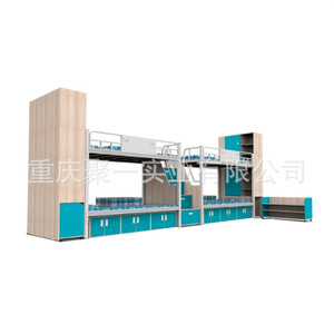 Gathering Dormitory Bunk <b>Beds</b> With Storage School Use Metal Frame Coating Finish Disassembly Design - Product Image 1