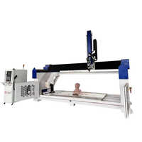 Routeur CNC 5 axes pour la fabrication de moules en mousse, machine de sculpture 3D, sculpture de buste humain en polystyrène expansé