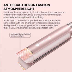 Professional Ceramic Infrared <b>Hair</b> <b>Straightener</b> | Anti-Scald | Dual Voltage | Battery-Powered | Styling Tool for Hotel - Product Image 4