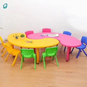 Mesas y Sillas de <span class=keywords><strong>Media</strong></span> <span class=keywords><strong>Luna</strong></span> para Guarderías y Jardines de Infancia, Sillas y Mesas Escolares para Niños, Sillas y Mesas para Eventos, Venta al Por Mayor - Product Image 5